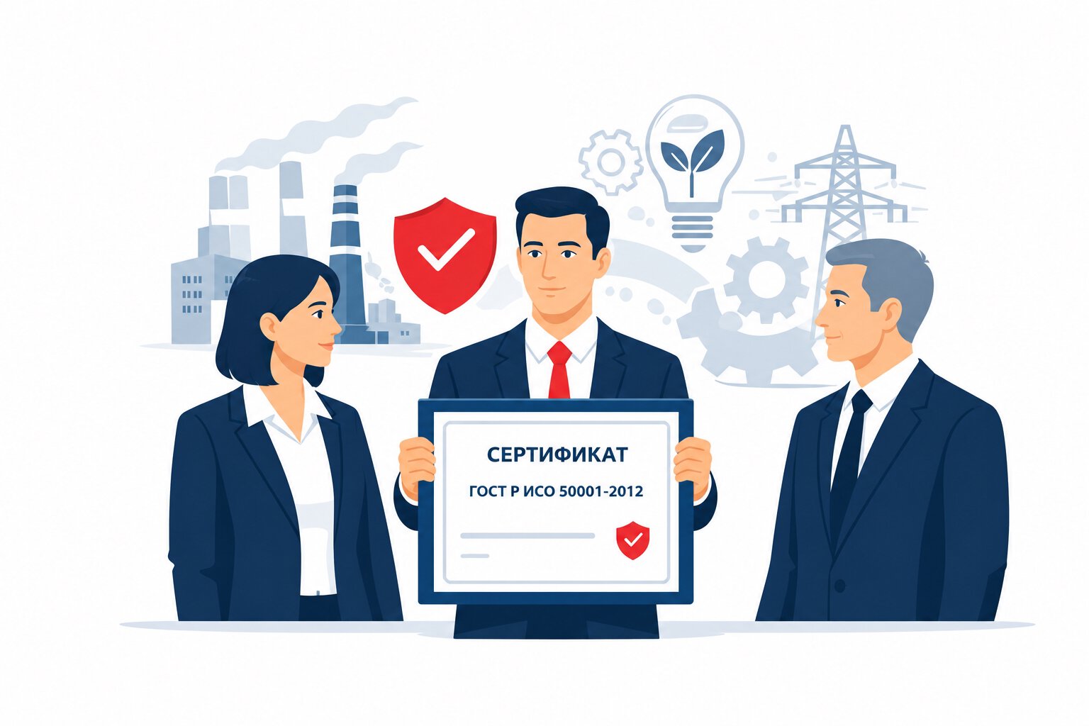 Оформление сертификата ГОСТ Р ИСО 50001-2012 в Гулькевичах и по всему Гулькевичскому району Краснодарского края